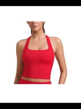 Red Square-Neck Crop Tank - Women Intimates & Sleepwear
